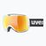 UVEX Downhill 2100 CV Race white matt/mirror orange clear ski goggles