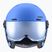 Children's ski helmet UVEX Rocket Visor Jr blue matt/mirror blue/smoke