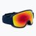 Ski goggles UVEX Topic navy matt/mirror rainbow rose