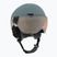Children's ski helmet UVEX Rocket Visor Jr rhino/blush matt/mirror silver/lasergold lite