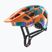 Children's bike helmet UVEX React Jr papaya camo