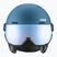 Ski helmet UVEX Wanted Visor stone blue matt/mirror blue/smoke