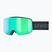 UVEX children's ski goggles Pwdr FM black matt/mirror green yellow clear