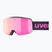 UVEX children's ski goggles Pwdr FM black matt/mirror pink green clear