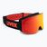 UVEX children's ski goggles Pwdr FM black matt/mirror red orange clear