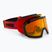 UVEX Evidnt Attract ski goggles + case black matt/mirror red orange clear