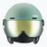 Ski helmet UVEX Wanted Visor oxid green matt/mirror gold/smoke