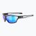 UVEX Sportstyle 806 black matt/mirror blue sunglasses
