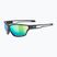Sunglasses UVEX Sportstyle 806 black matt/mirror green