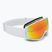 Ski goggles UVEX Victorious S FM white matt/mirror orange