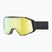 Ski goggles UVEX Gravity FM black matt/mirror yellow/orange/clear