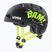 Children's helmet UVEX Kid 4 Style bam black/lime matt