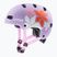 Children's helmet UVEX Kid 4 Style flower lilac matt