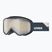 Children's ski goggles UVEX Speedy Nova FM S2 black matt/mirror silver