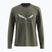 Men's long-sleeve Salewa Solidlogo Dry faded green