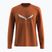 Men's long-sleeve Salewa Solidlogo Dry Bombay Brown