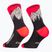 Socks DYNAFIT Traverse Crew black out ultra coral/6a10