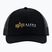 Men's Alpha Industries Label Trucker baseball cap black