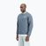 Men's Alpha Industries Basic Small Logo denim blue sweatshirt