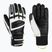 Ski gloves Reusch Master Pro black/white/safety yellow