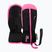 Children's ski gloves Reusch Ben Mitten black/ knockout pink