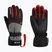 Reusch Flash Gore-Tex children's ski gloves black/black melange/fire red