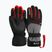 Reusch Flash Gore-Tex children's ski glove black/black melange/fire red