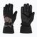 Women's ski glove Reusch Helena R-Tex Xt black/black melange/pink glo