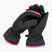 Reusch children's ski gloves Alan black/pink glo