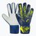 Reusch Attrakt Starter Solid Junior premium blue/sfty yellow children's goalie gloves