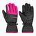 Children's ski gloves Reusch Alan Junior black/pink glo