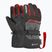 Children's ski gloves Reusch Rocket GORE-TEX black/black melange/fire red