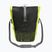 VAUDE Aqua Back Print Single 24 l black/ bright green bicycle panniers for racks