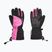 ZIENER Laval AS AW vblack fuchsia pink children's ski glove