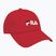 FILA Bangil true red baseball cap