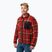 Men's Jack Wolfskin Fleece Sweatshirt Felslicht Check intense rust