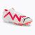 Men's football boots PUMA Future Ultimate Low FG/AG puma white/puma black/fire orchid