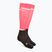 CEP Tall 4.0 women's compression running socks pink/black