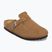 Slides BIRKENSTOCK Boston Suede Leather dark tea