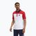 FILA men's polo shirt Lianshan Blocked bright white-true red