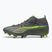 Men's football boots PUMA Ultra 5 Match+ FG/AG matte aged silver/yellow alert/puma aged silver