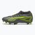 Men's football boots PUMA Ultra 5 Play+ FG/AG matte aged silver/yellow alert/puma aged silver
