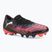 Men's football boots PUMA Future 8 Match Low FG/AG puma black/ puma white/ glowing red