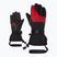 Men's ski glove ZIENER Ghalion Aquashield black/red salsa