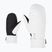 Women's Ski Gloves ZIENER Kisar Aquashield Mitten white