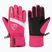 Children's ski gloves ZIENER Leif GTX-Z tie-dye pop pink