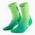 CEP Women's Compression Socks Run Edt. Gradient Mid Cut Compression 5.0 green/lime fade