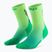 CEP Men's Compression Socks Run Edt. Gradient Mid Cut Compression 5.0 green/lime fade