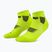 Women's compression socks CEP Run Low Cut 5.0 lime/black