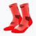 Men's compression socks CEP Run Mid Cut 5.0 neon coral